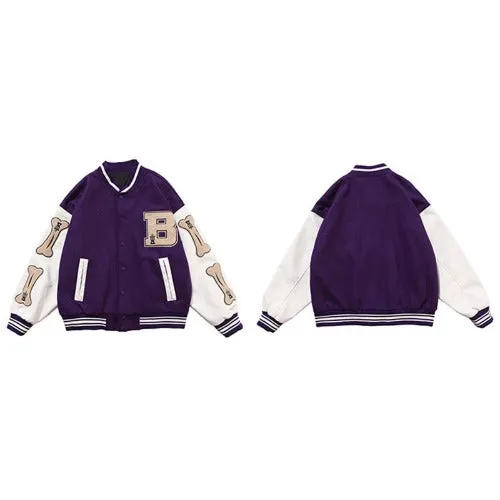 Baseball Long Sleeve College Jacket