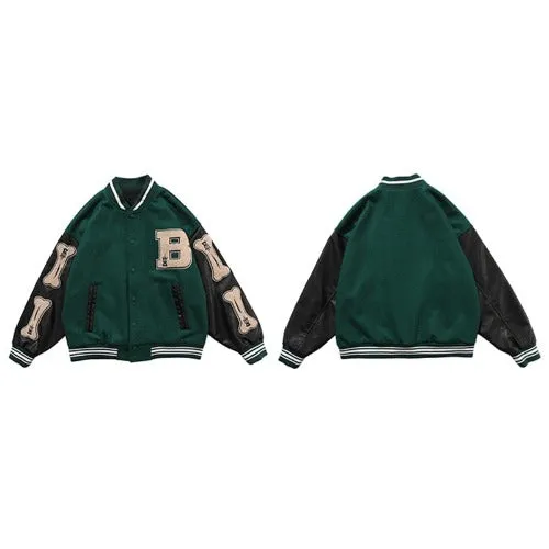 Baseball Long Sleeve College Jacket