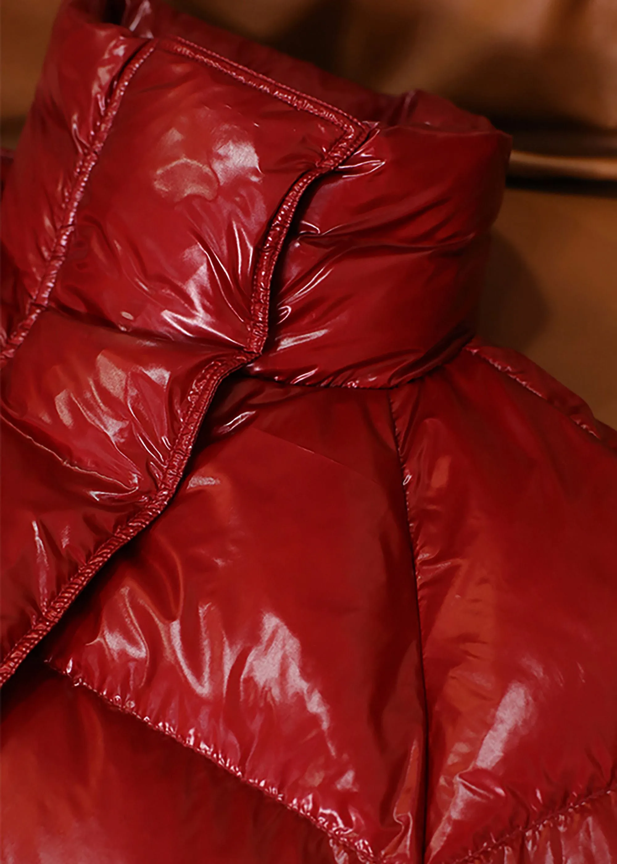 Jasmine Red Down Puffy Coat Warm Winter Coat