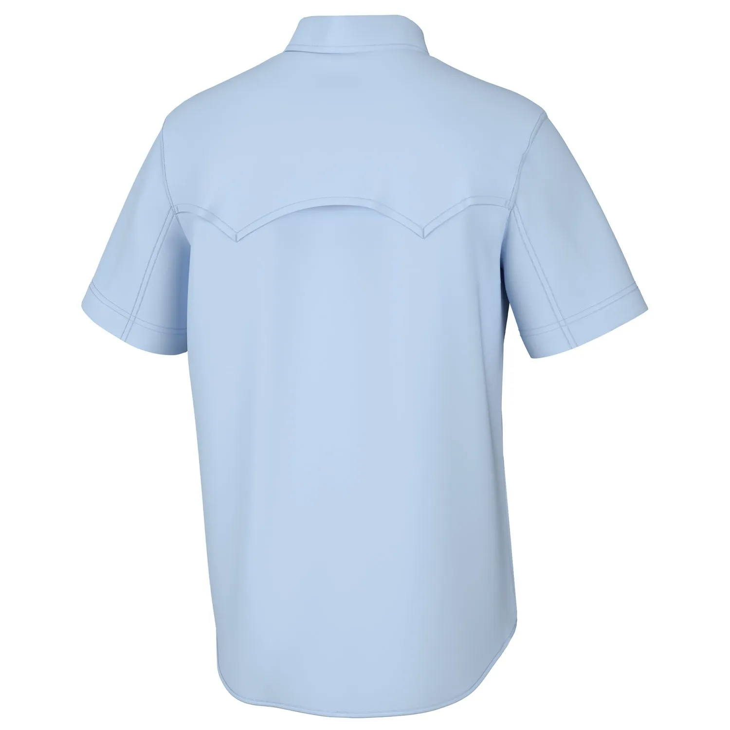 'Huk' Men's Diamond Back Button Down - Ice Water