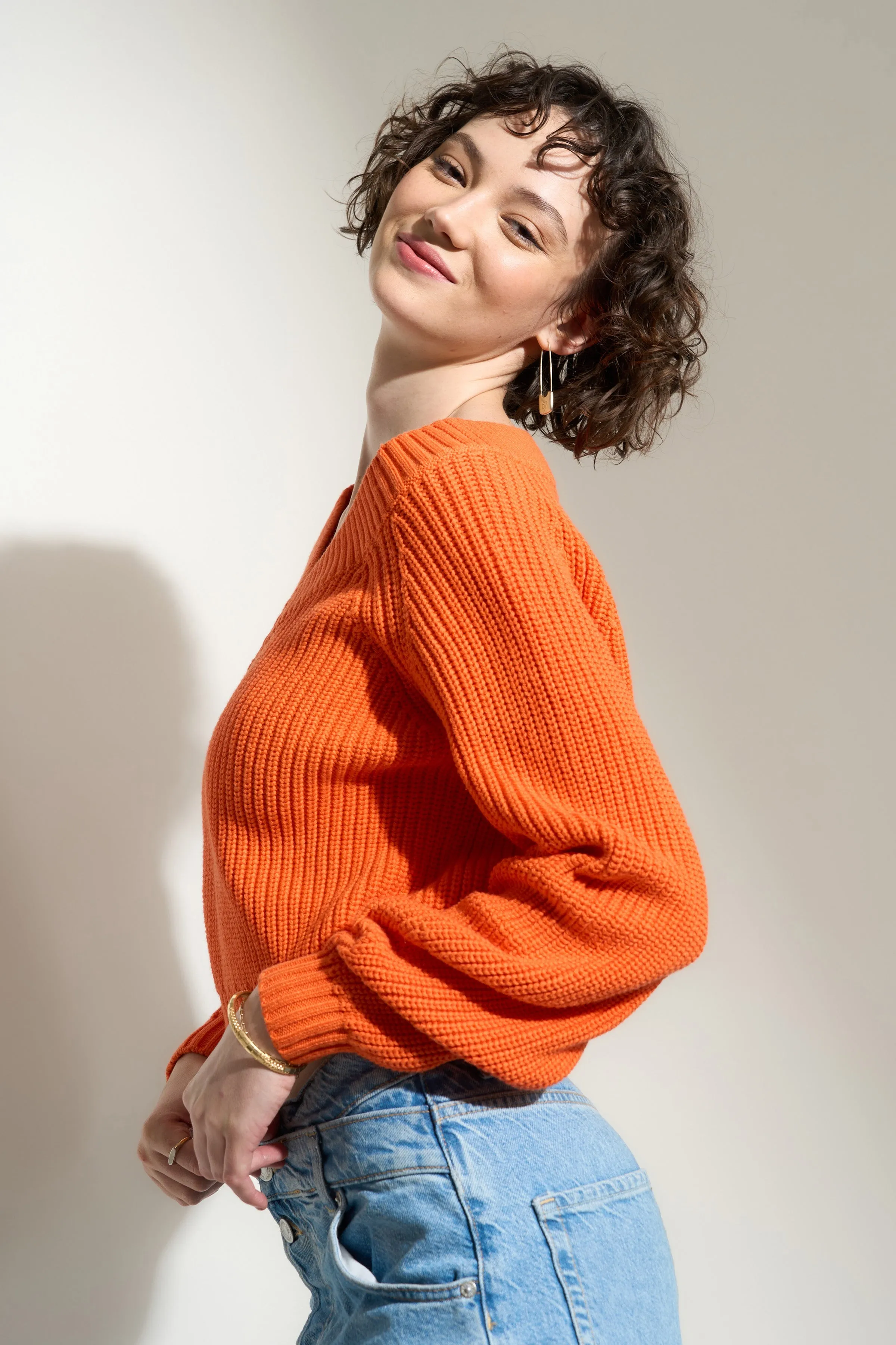 Issie Sweater - Orange