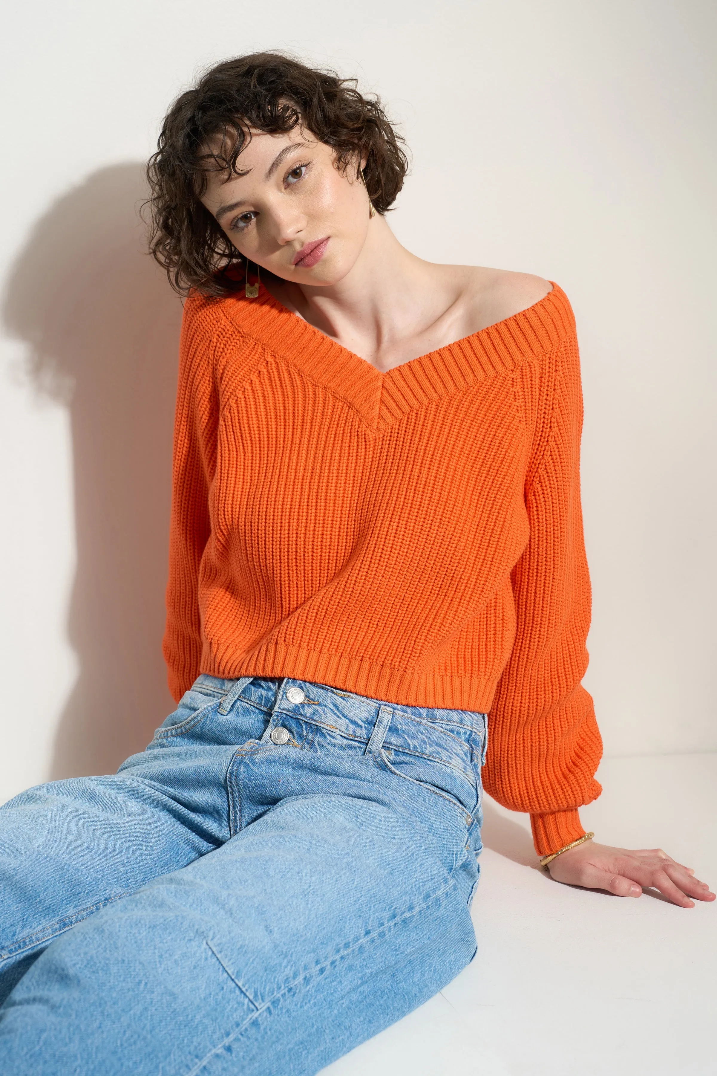 Issie Sweater - Orange