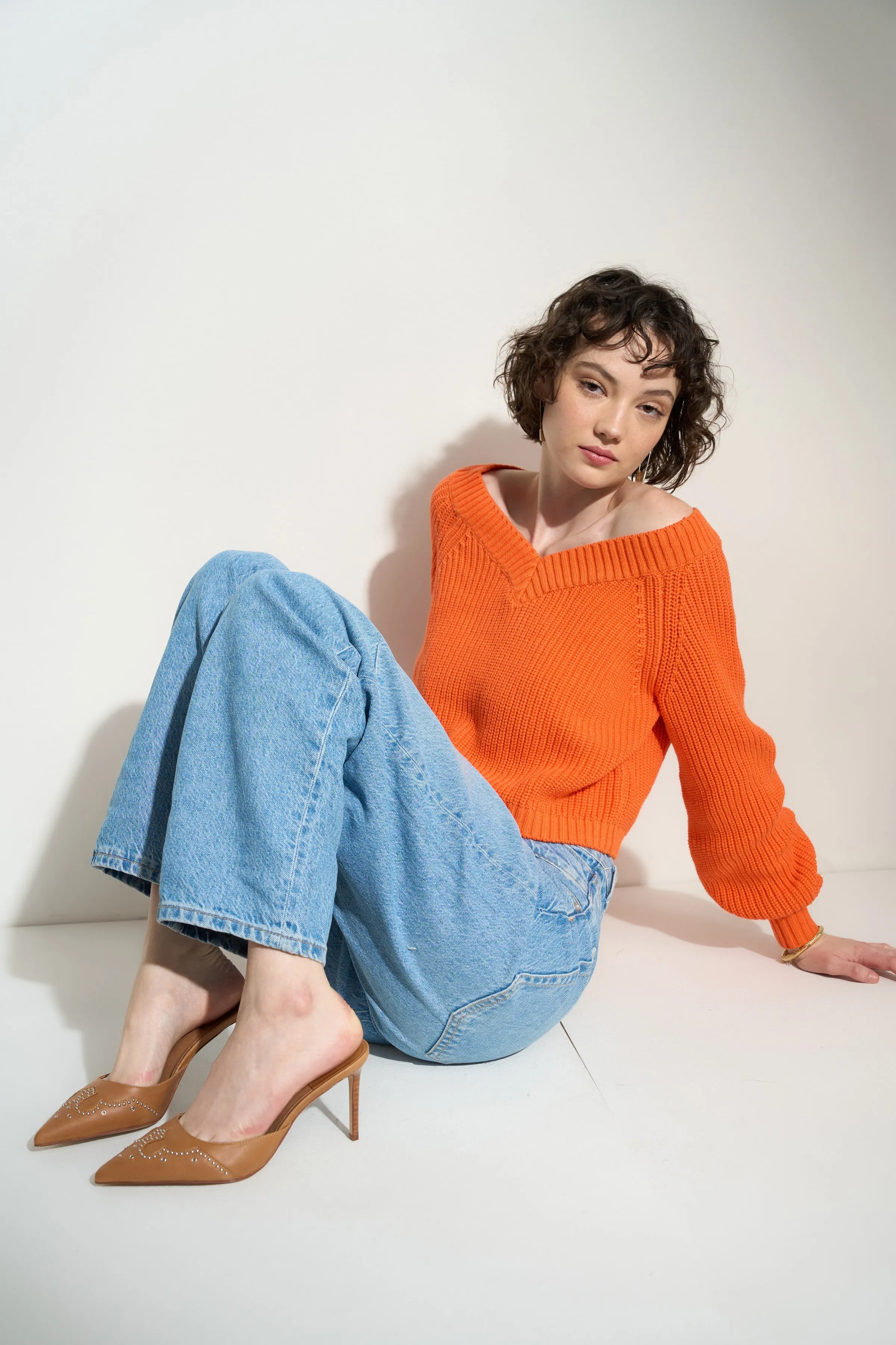 Issie Sweater - Orange