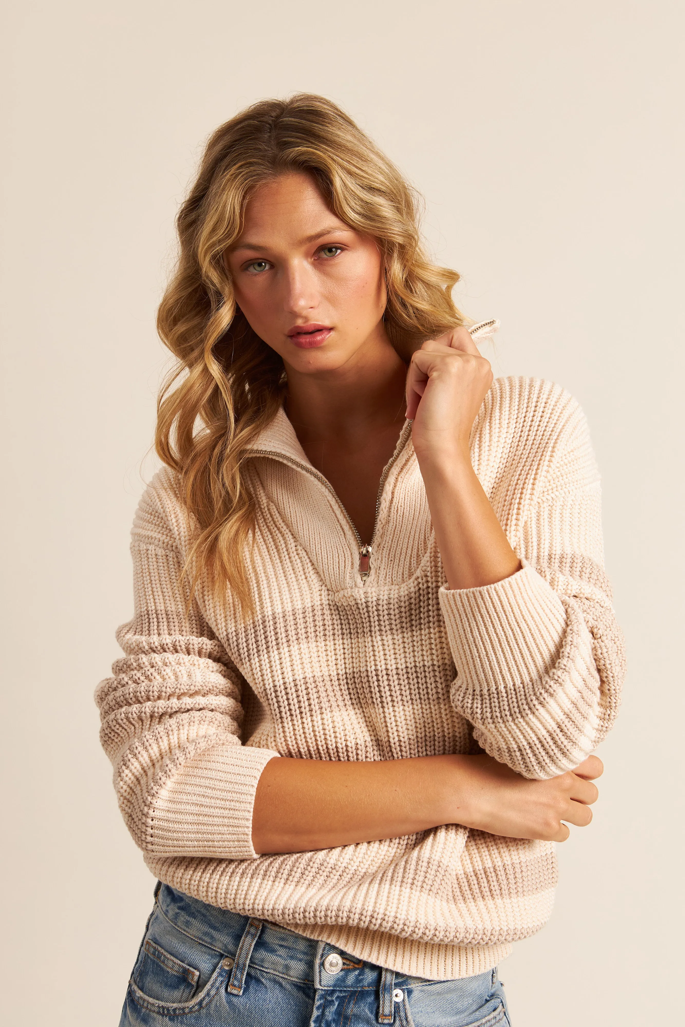 John & Jenn Kincaid Sweater | Cappuccino