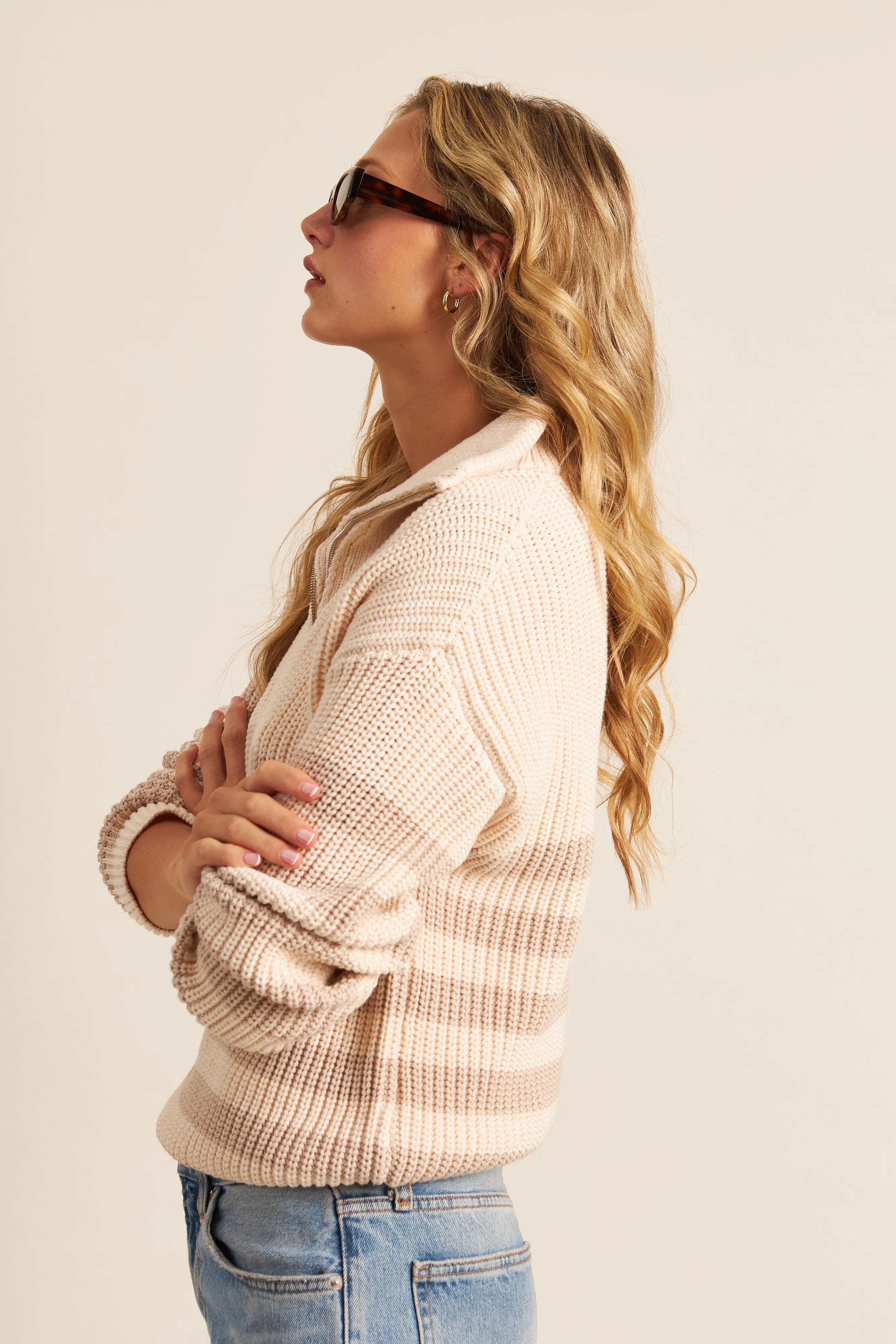 John & Jenn Kincaid Sweater | Cappuccino