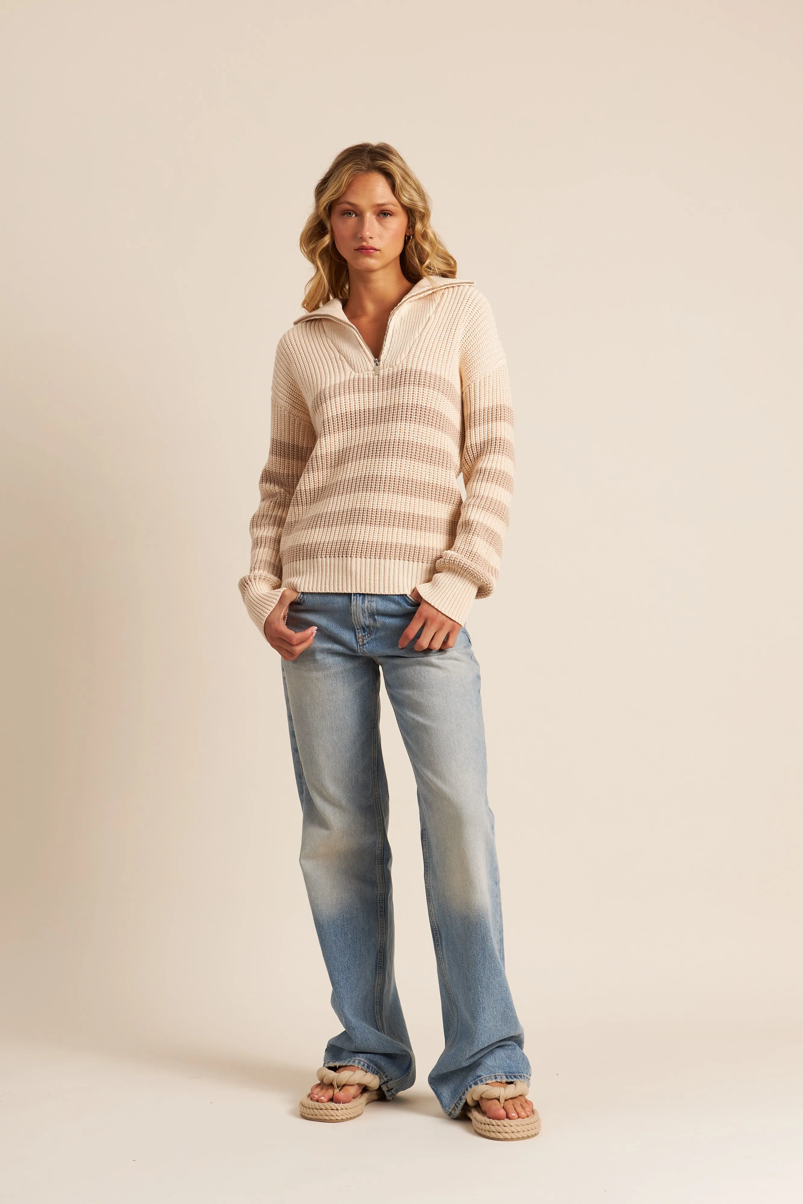 John & Jenn Kincaid Sweater | Cappuccino