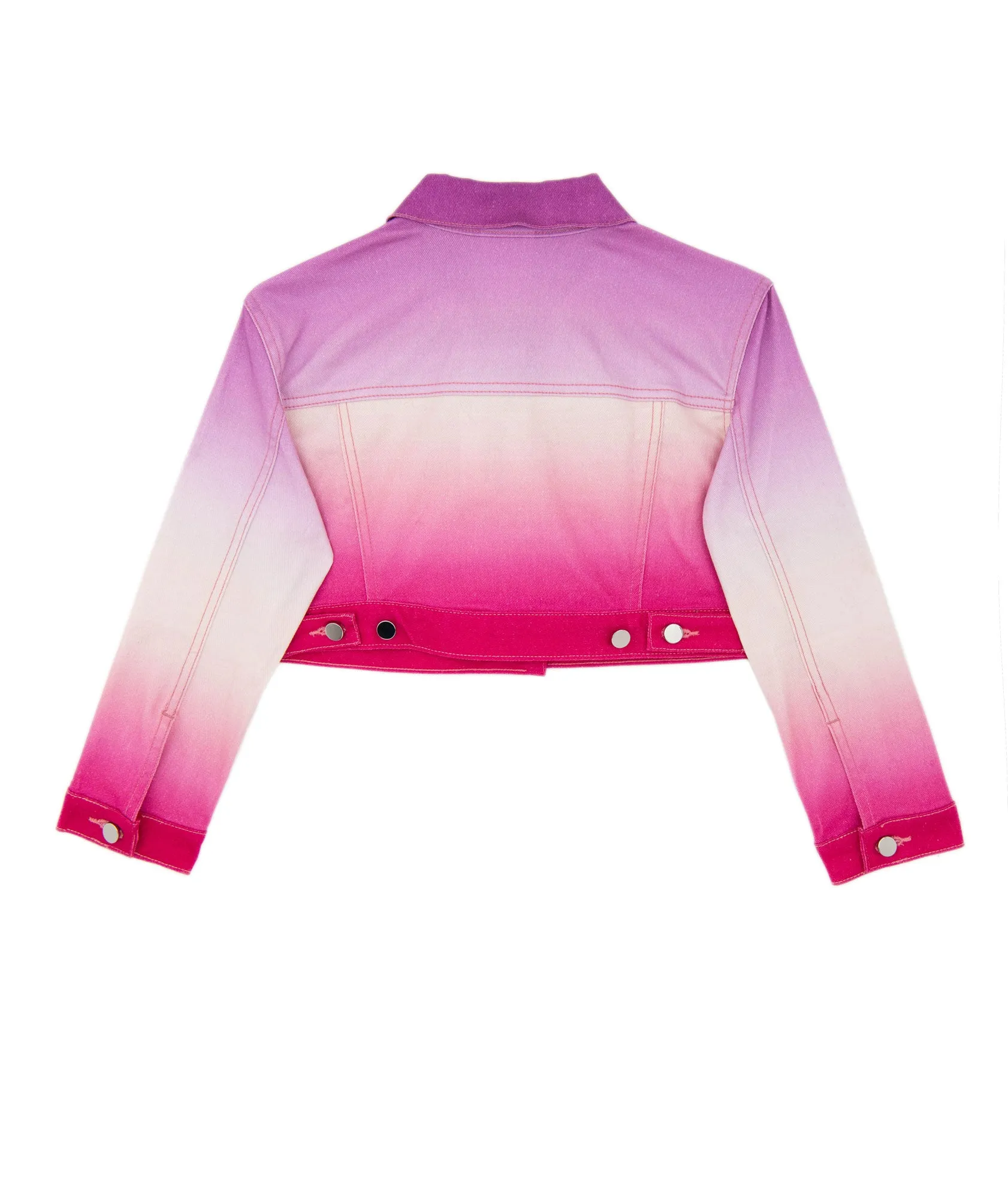 Theme Girls Crosby Cropped Jacket Pink Purple