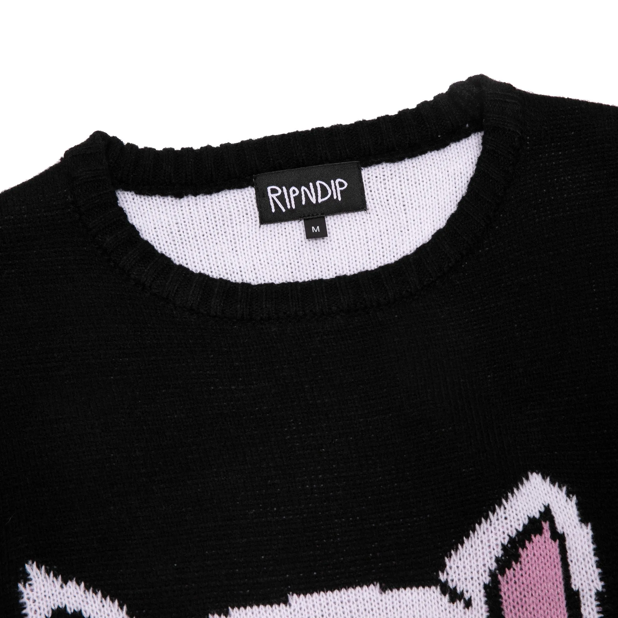 Lord Nermal Flippy Knitty Sweater (Black)