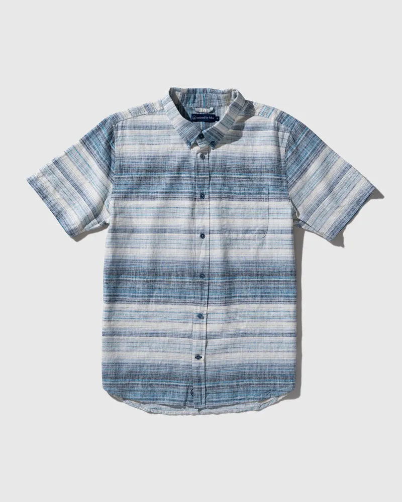 SoftHemp Chambray Short-Sleeve Button Down