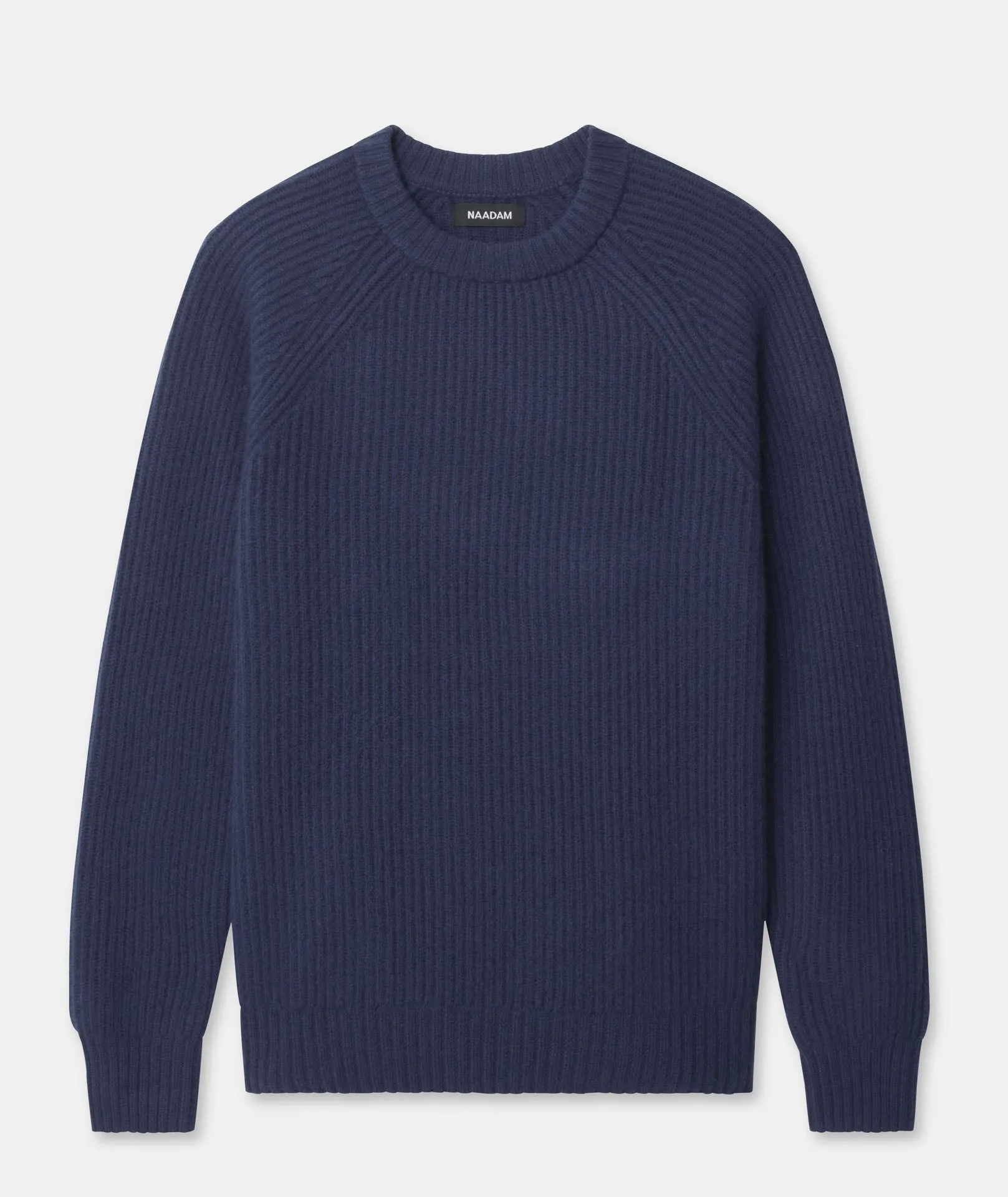 Luxe Cashmere Fisherman Crewneck Sweater