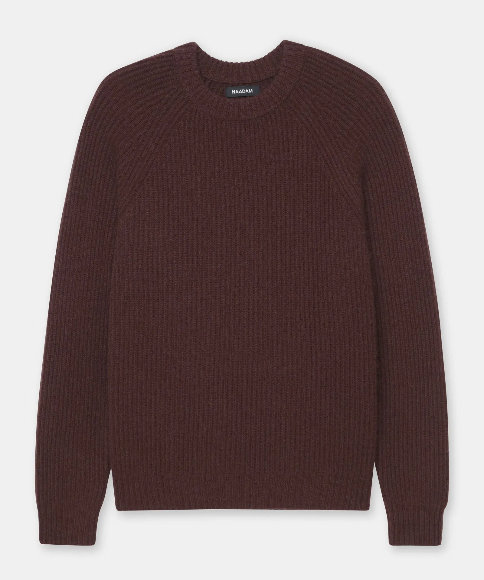 Luxe Cashmere Fisherman Crewneck Sweater