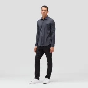 Men's Merino Jersey Button-Up