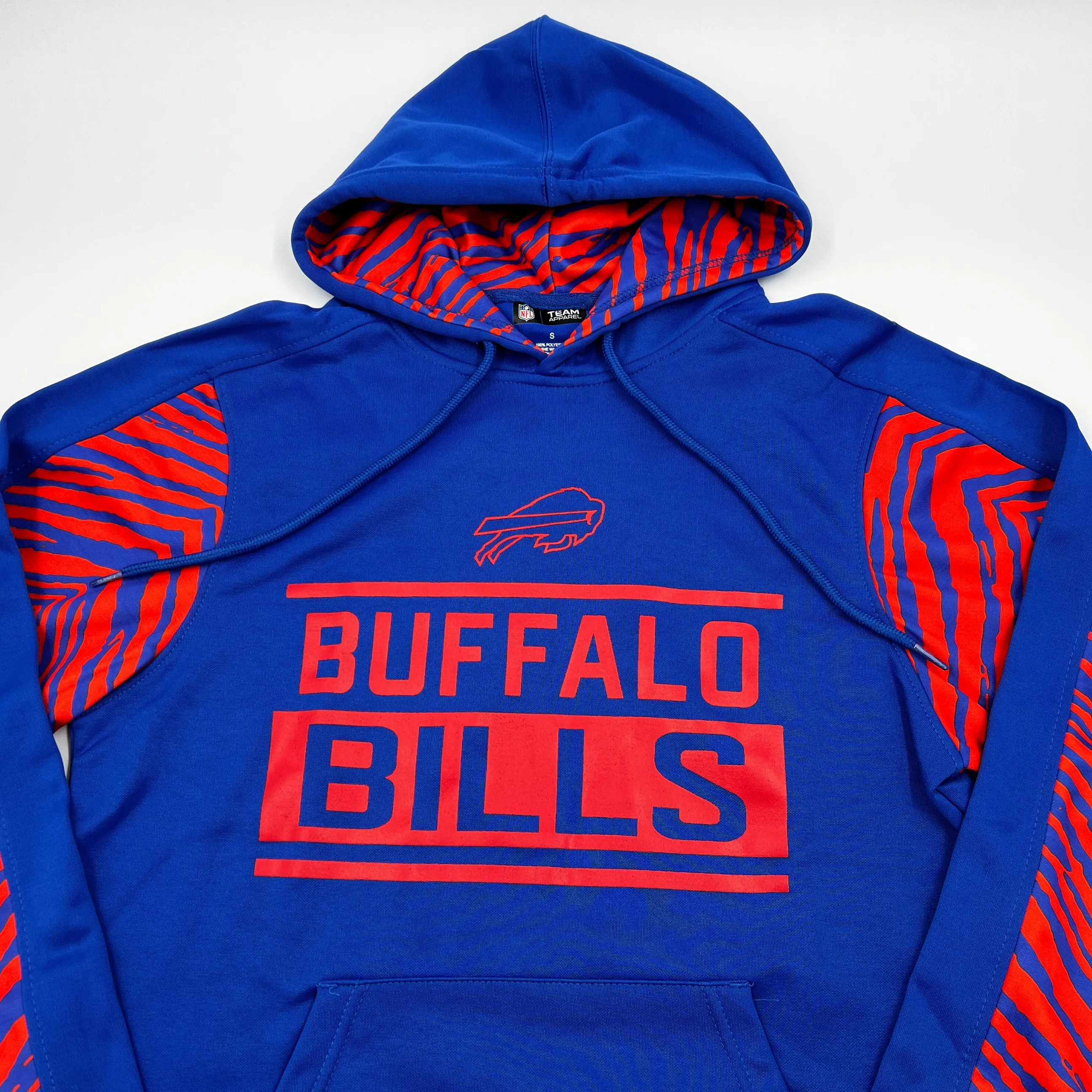 Zubaz Buffalo Bills Royal & Red Hoodie