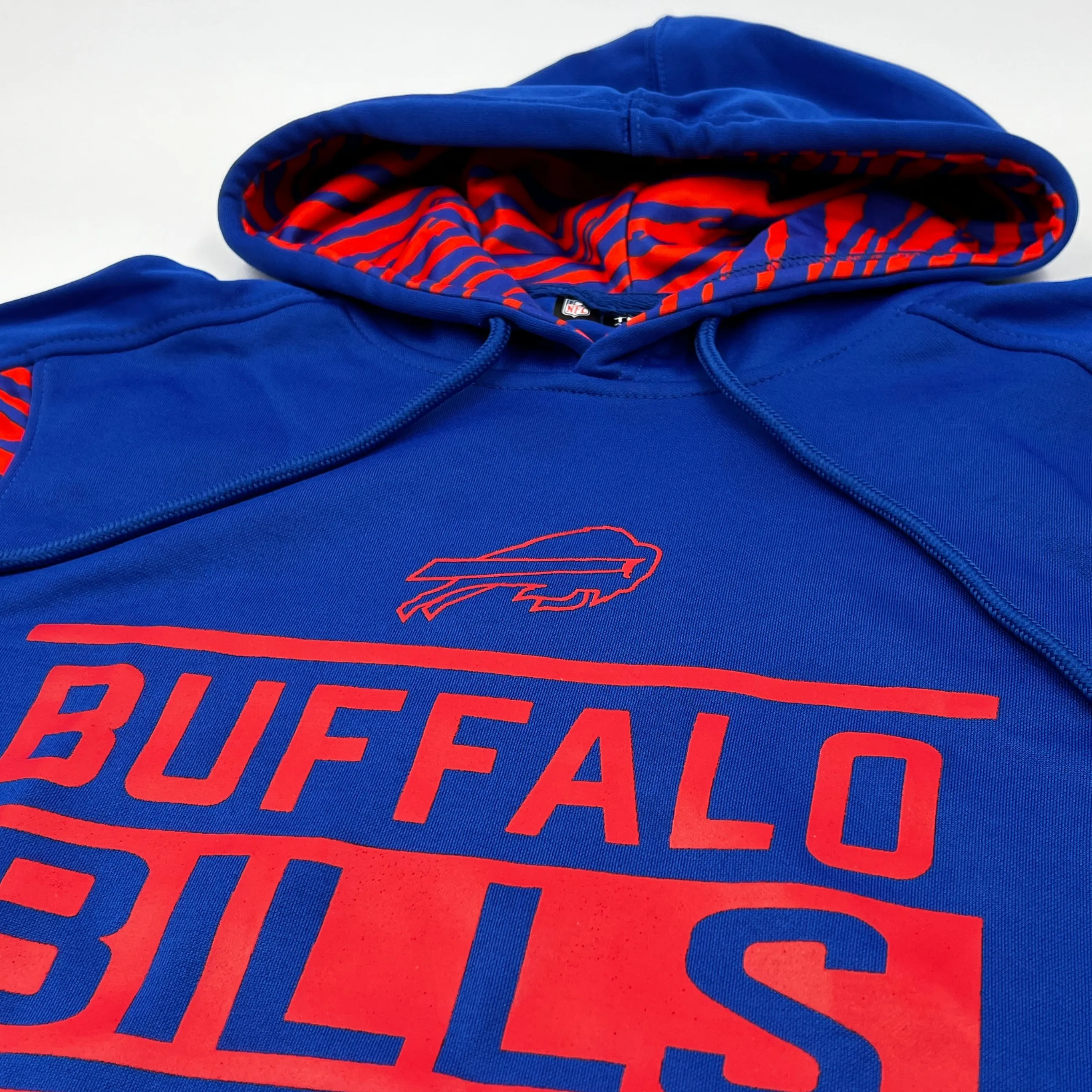 Zubaz Buffalo Bills Royal & Red Hoodie