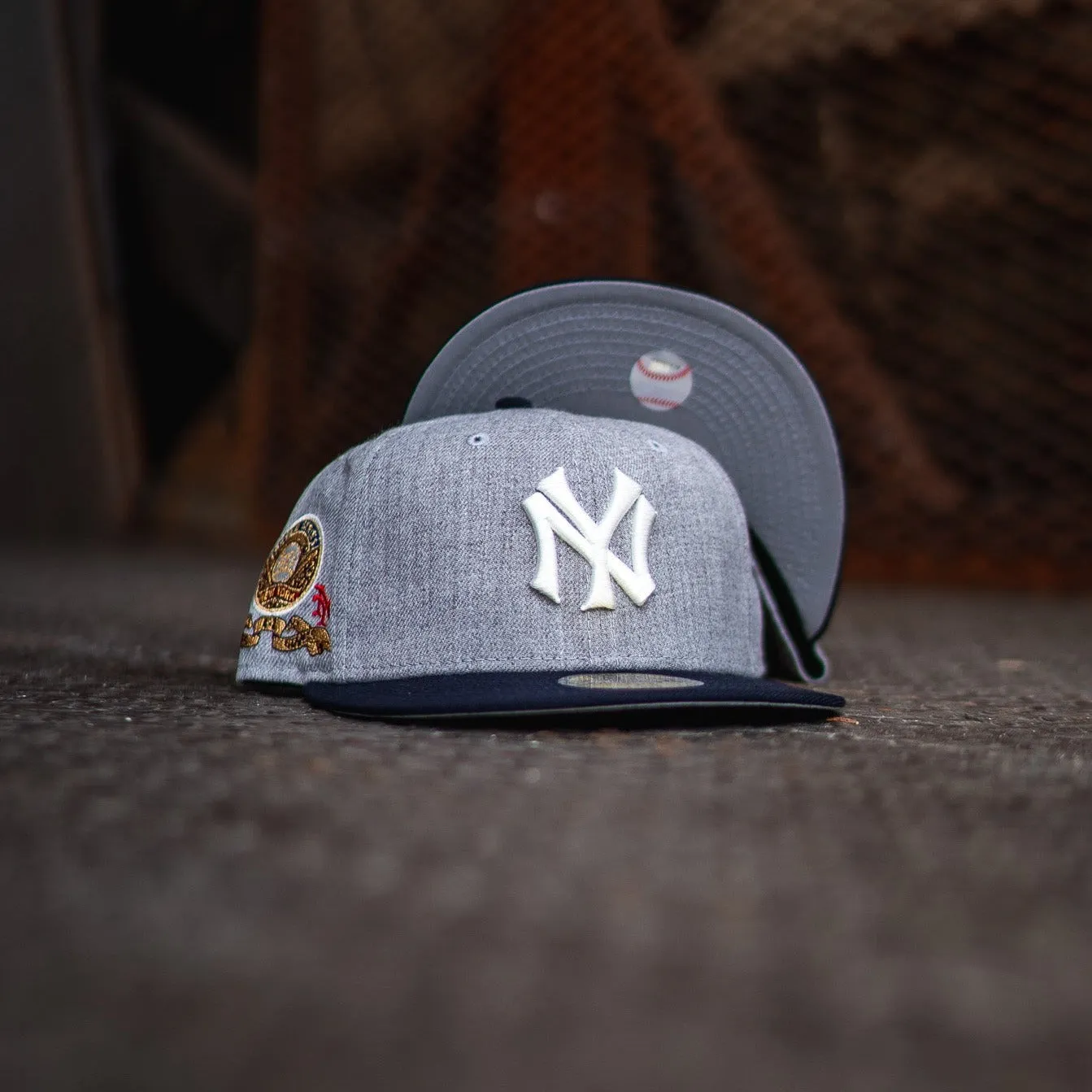 New Era New York Yankees 1929 World Series Good Grey UV (Wool Grey/Navy)