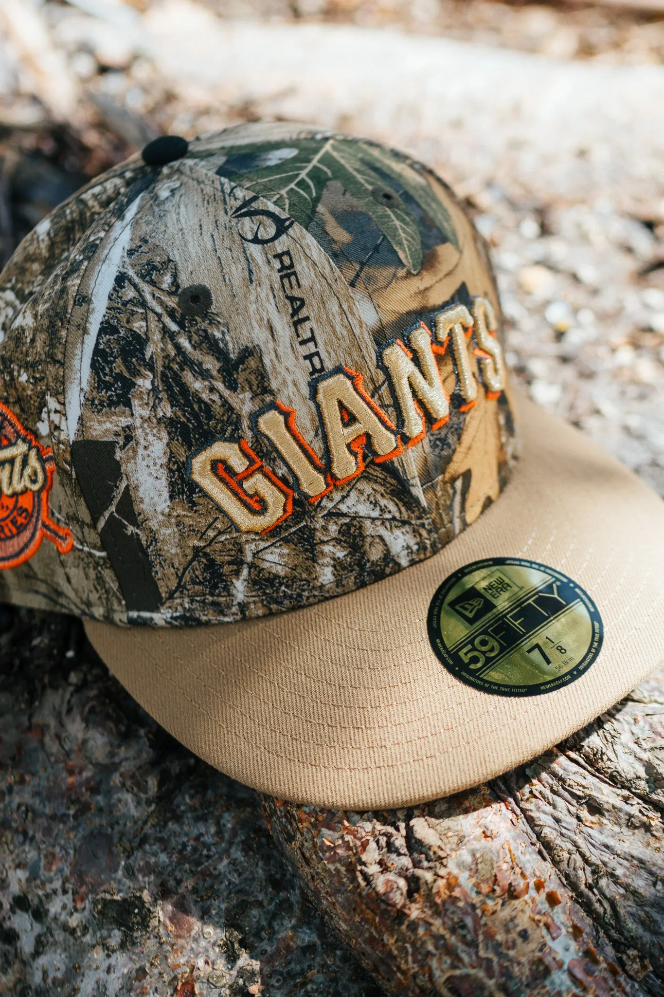 New Era San Francisco Giants 1954 WS Grey UV (Real Tree Camo/Tan)