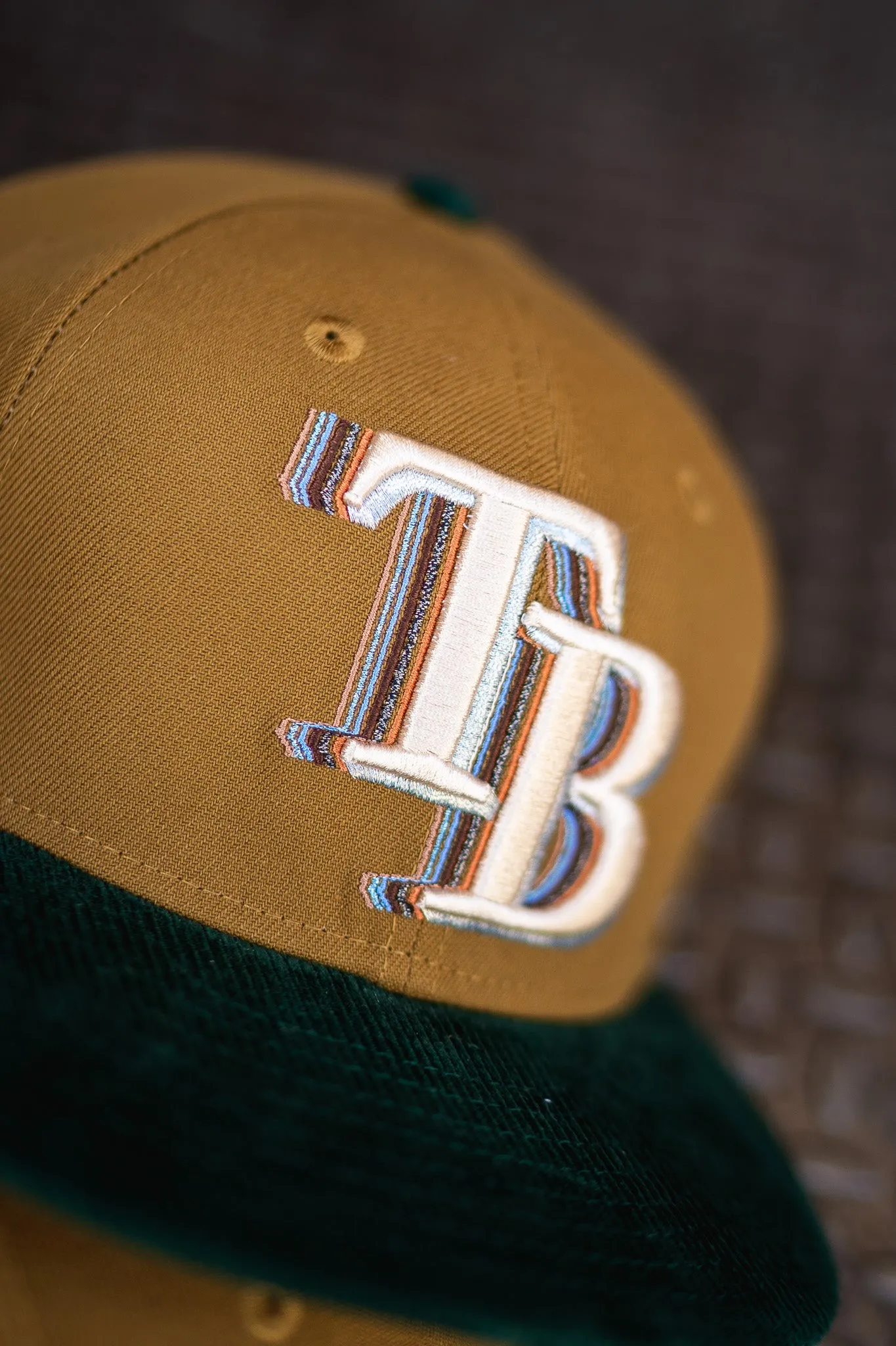 New Era Tampa Bay Rays Tropicana Field Good Grey UV (Khaki/Green Corduroy)