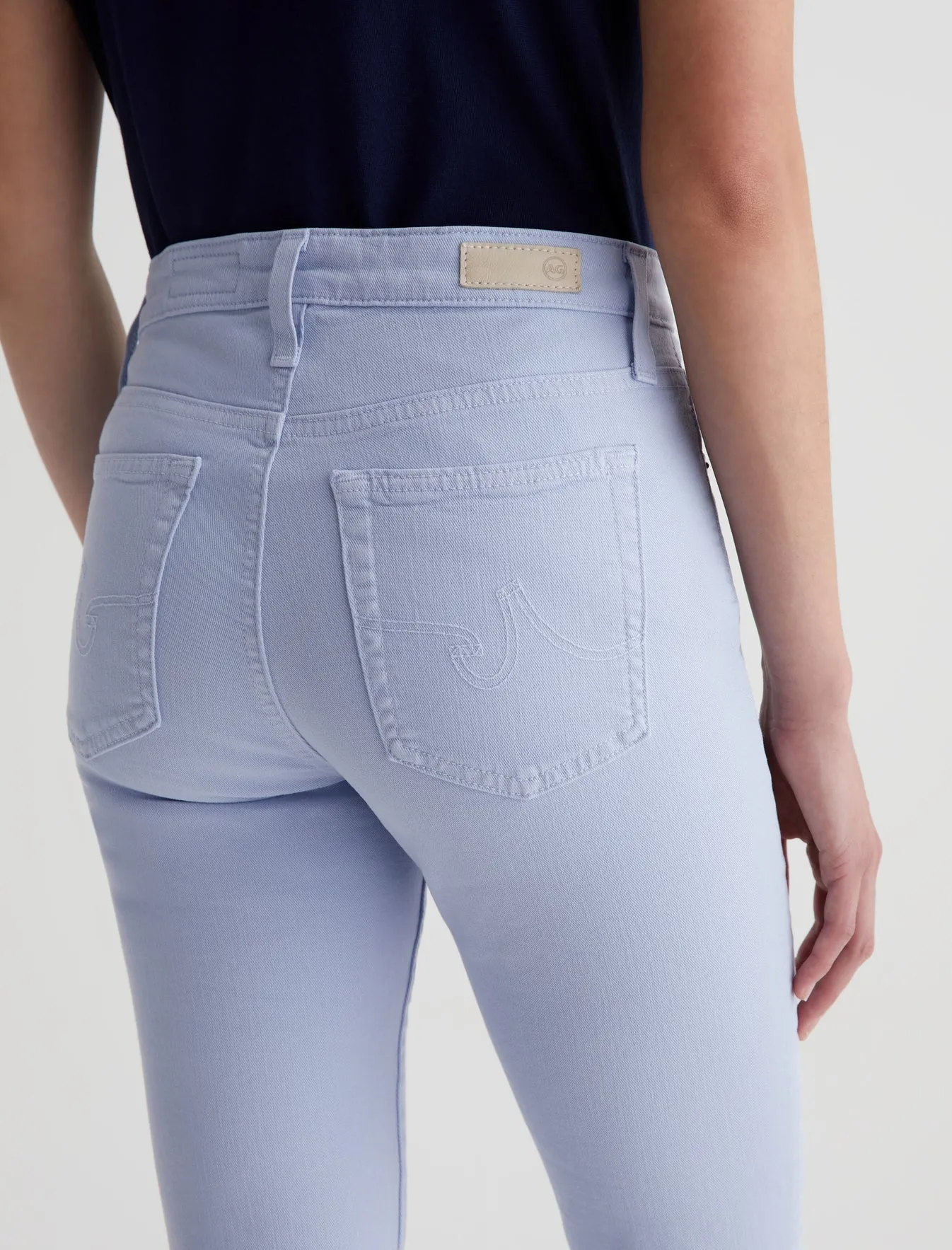 MARI CROP (BLUE WHISPER) - A.G. DENIM