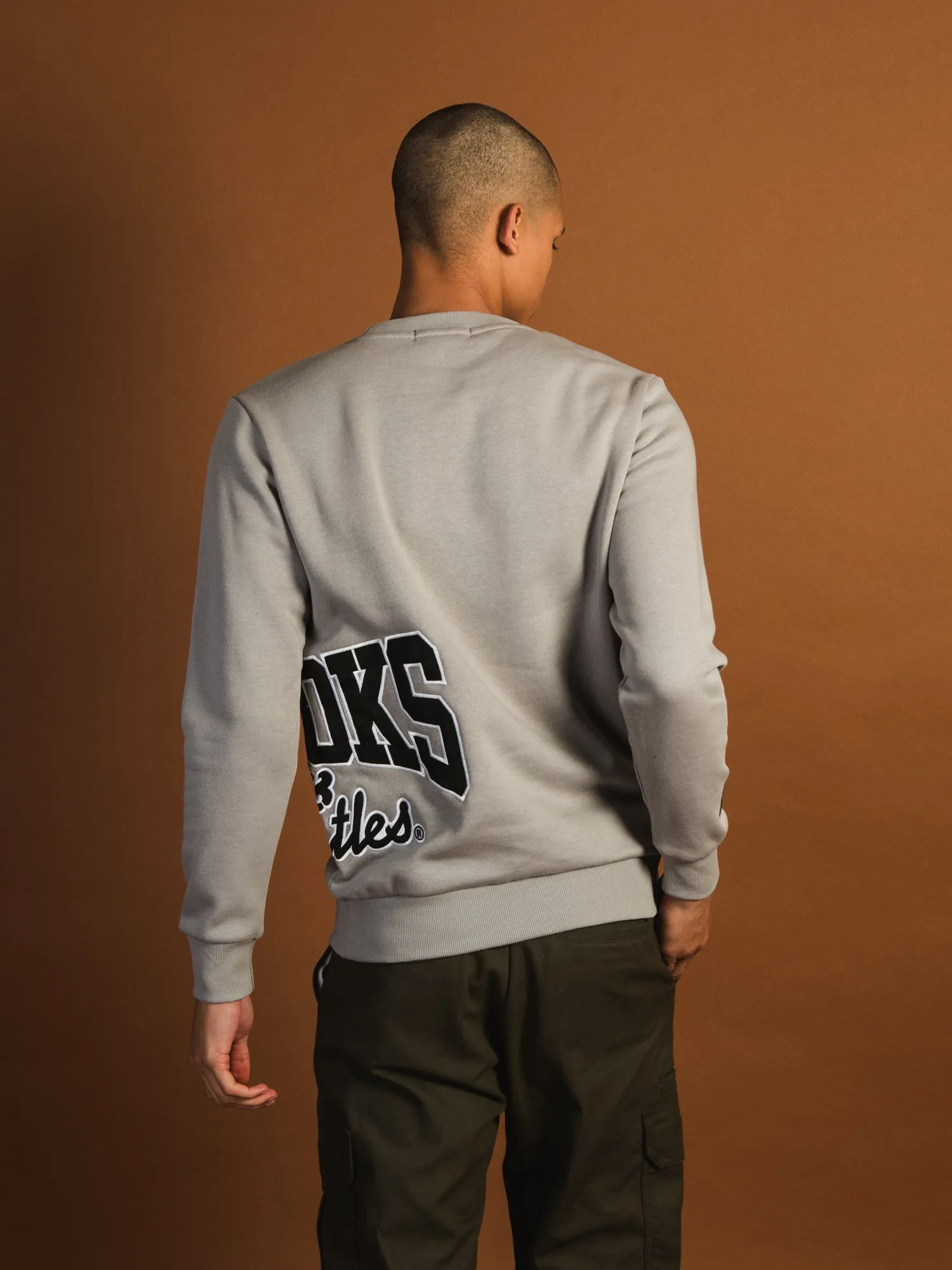 CROOKS & CASTLES C&C LOGO CREWNECK