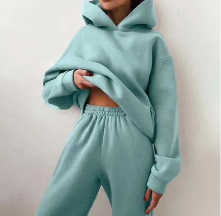 Two-Piece Hoodie Tracksuit