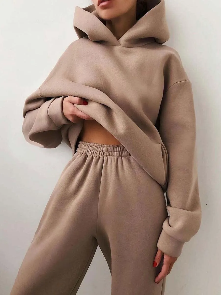 Two-Piece Hoodie Tracksuit