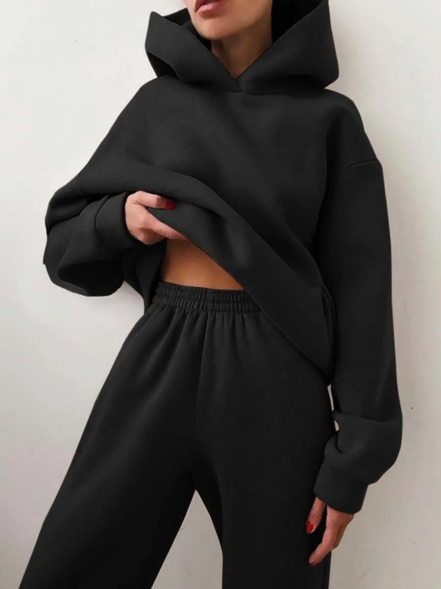 Two-Piece Hoodie Tracksuit