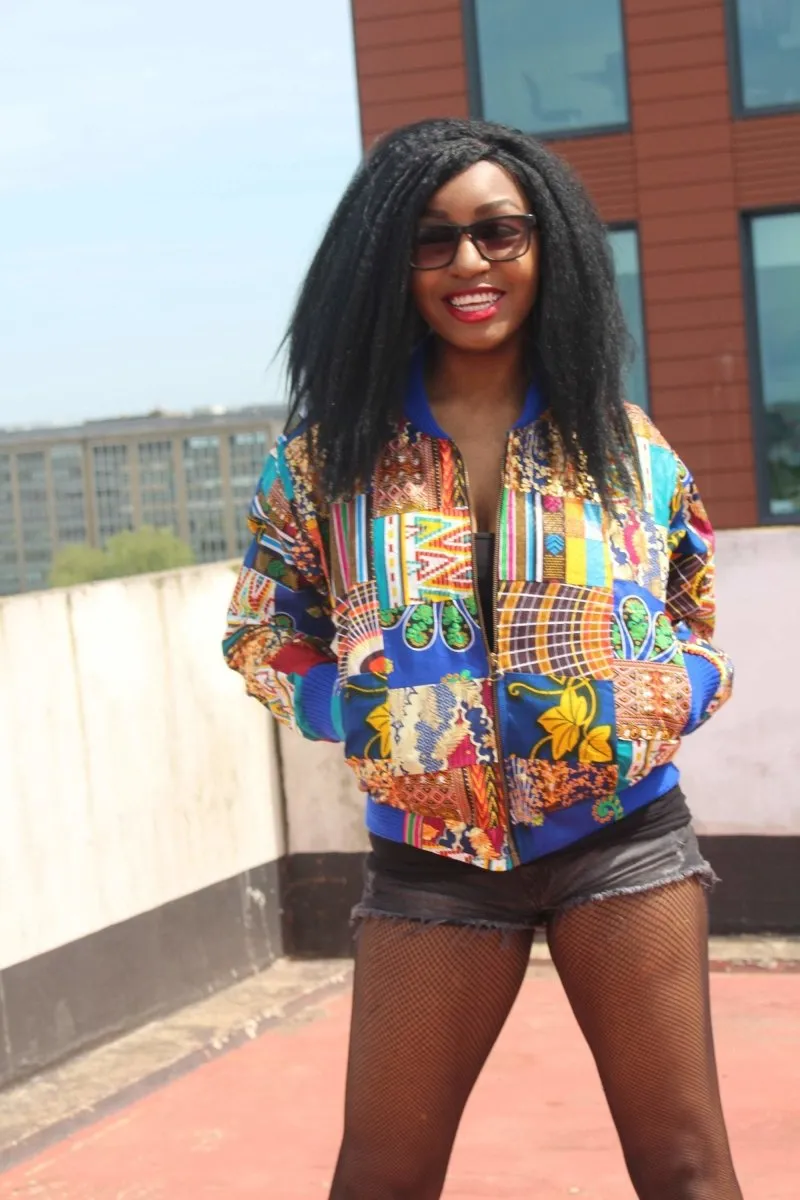 Patchwork Jacket in Ankara - Festival Jacket