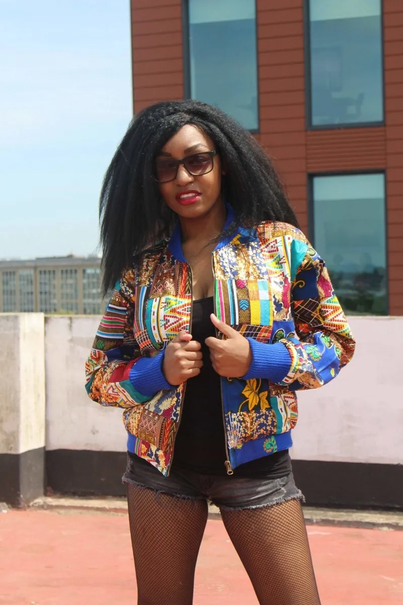 Patchwork Jacket in Ankara - Festival Jacket