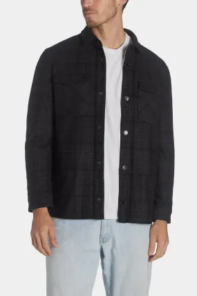 Plaid Long Sleeve Shirt Jacket