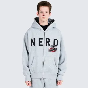 PLEASURES NERD ZIP UP HOODIE