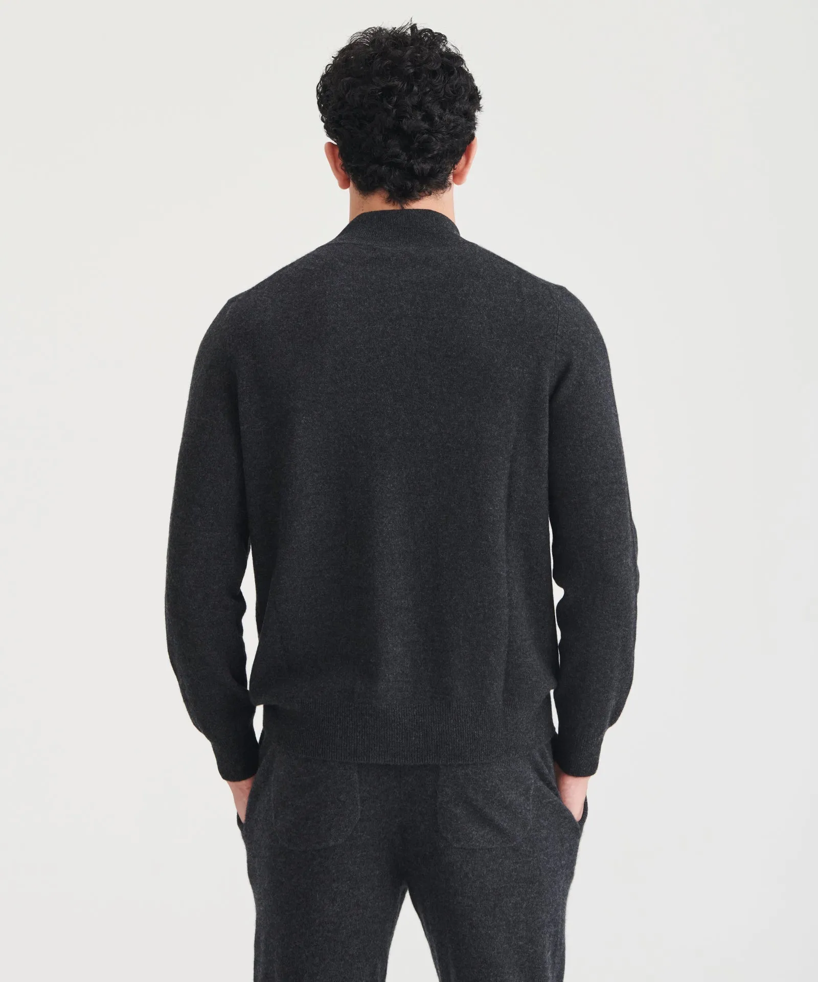 Signature Cashmere Full Zip Sweater