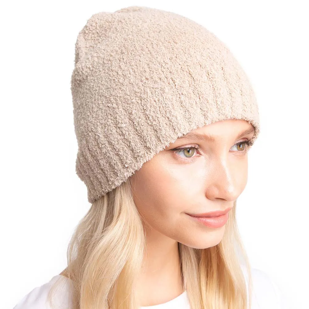 Solid Knit Beanie Hat