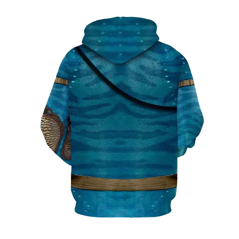 Avatar Neytiri Cosplay Hoodie 3D Printed Hooded Sweatshirt Men Women Casual Streetwear Pullover