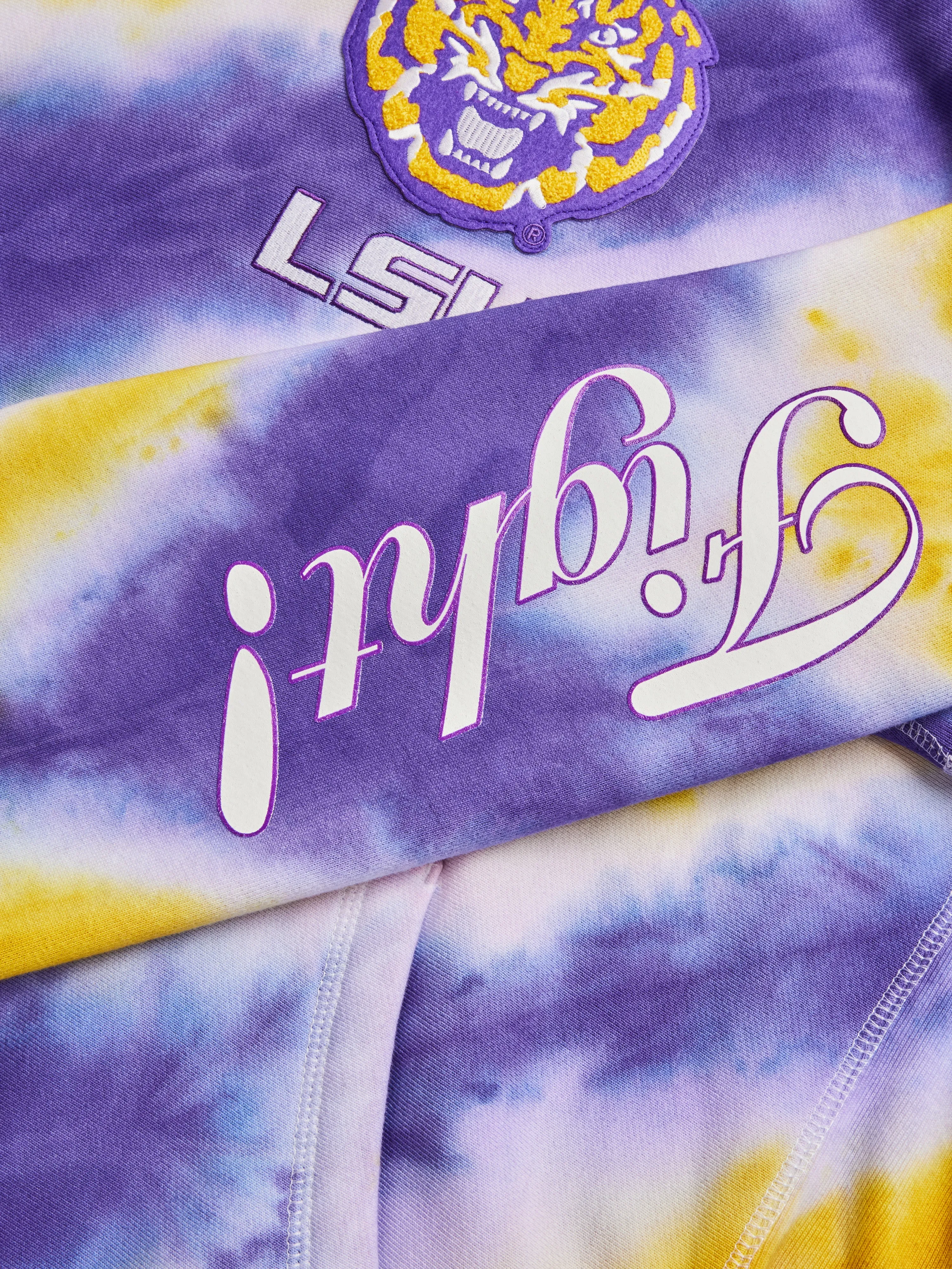 LSU Tie Dye Hoodie