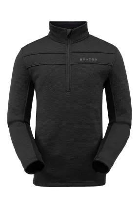 'Spyder' Men's Encore 1/2 Zip Fleece - Black