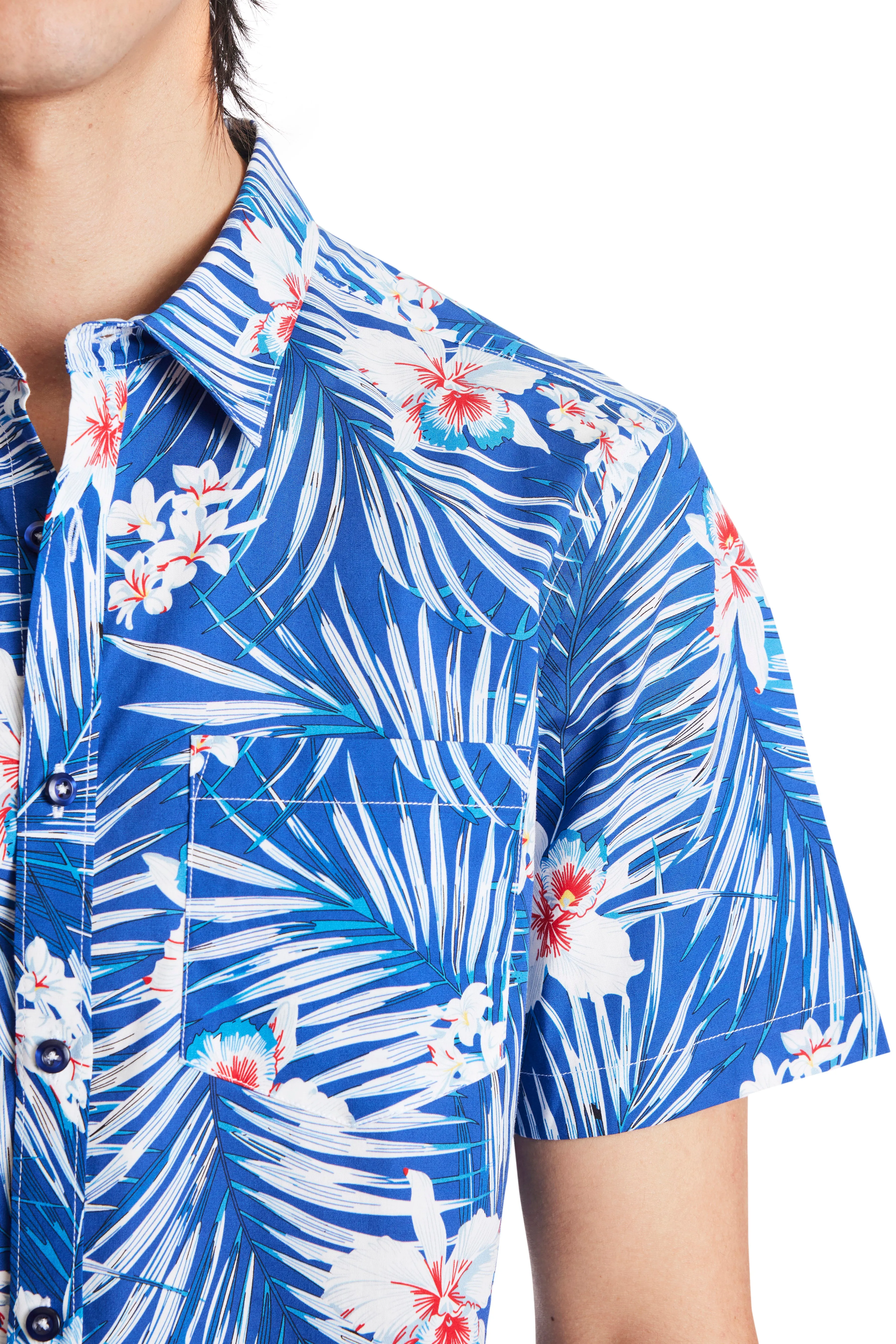 Hawaiian Floral Soleil Short Sleeves Shirt