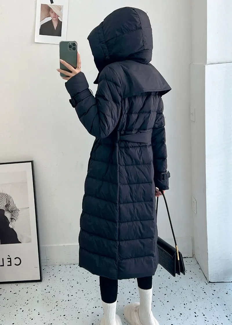 Laura Double Breasted Hooded Down Puffer Coat