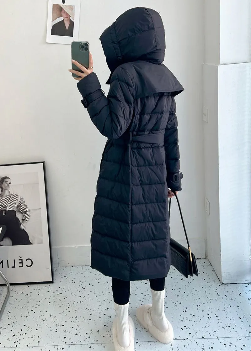 Laura Double Breasted Hooded Down Puffer Coat