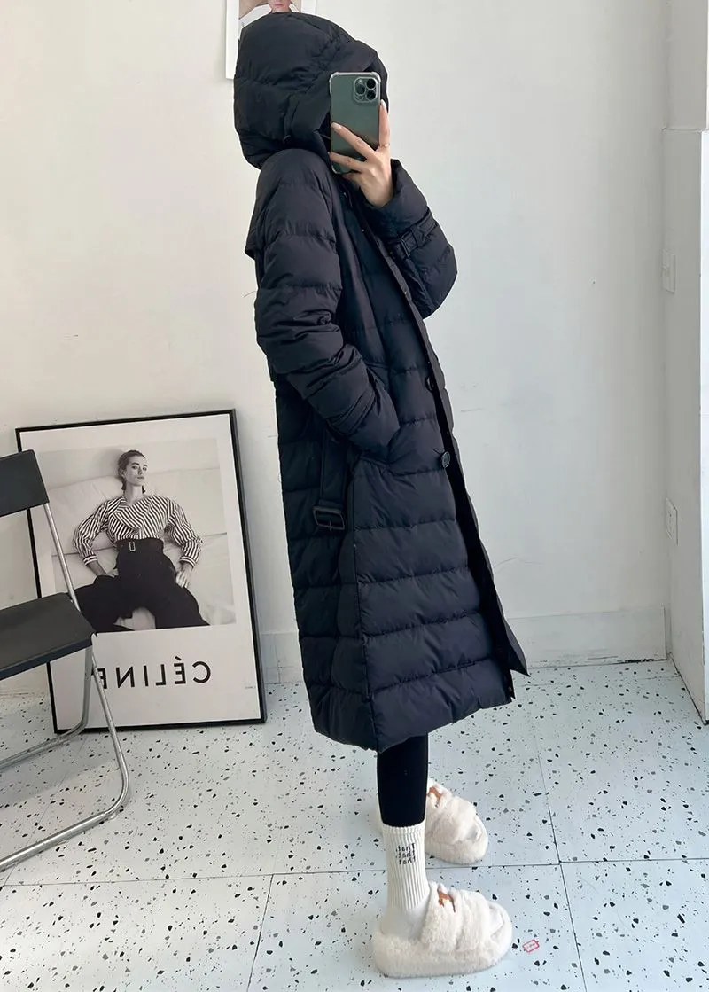 Laura Double Breasted Hooded Down Puffer Coat