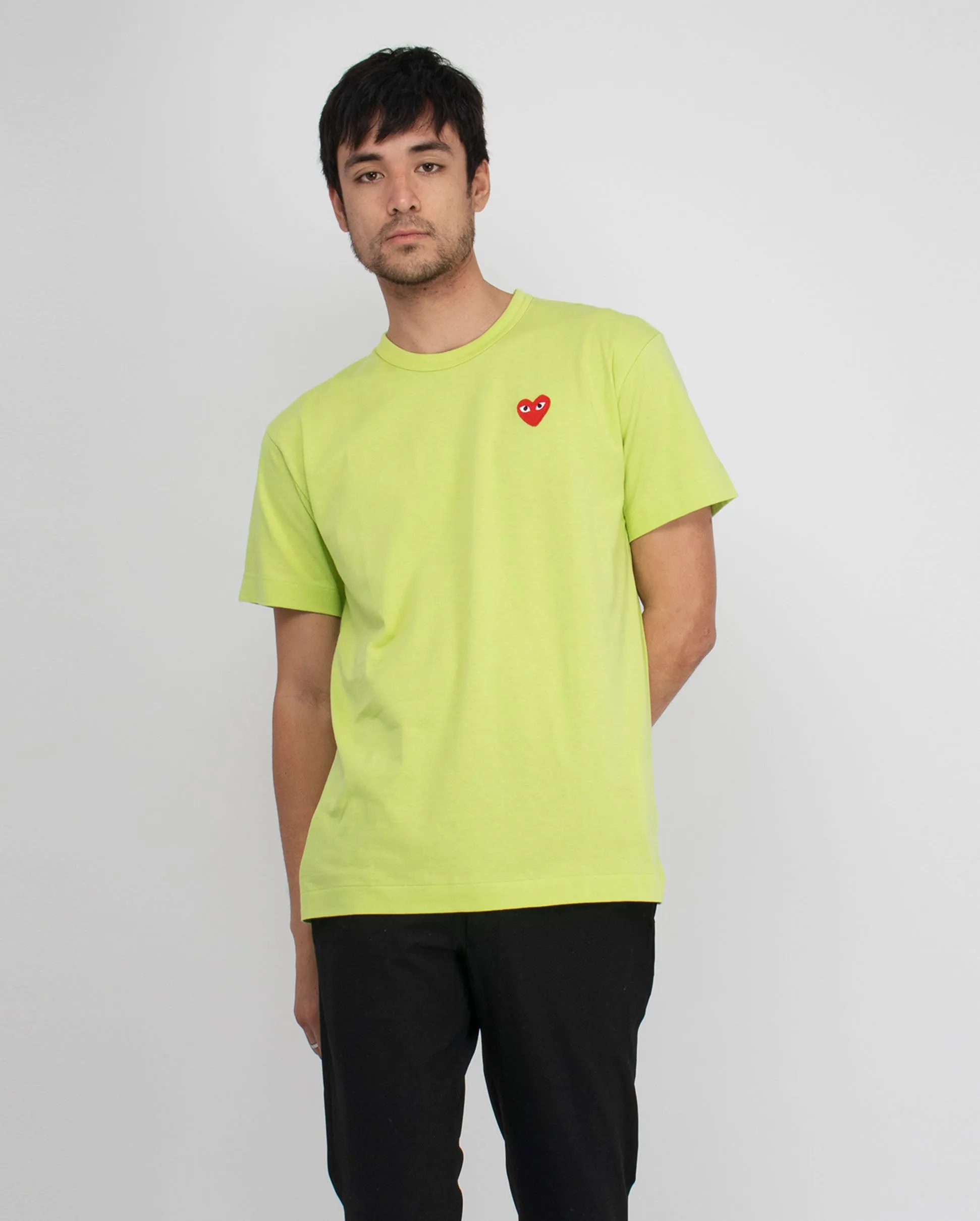 T272 RED HEART T-SHIRT / GREEN