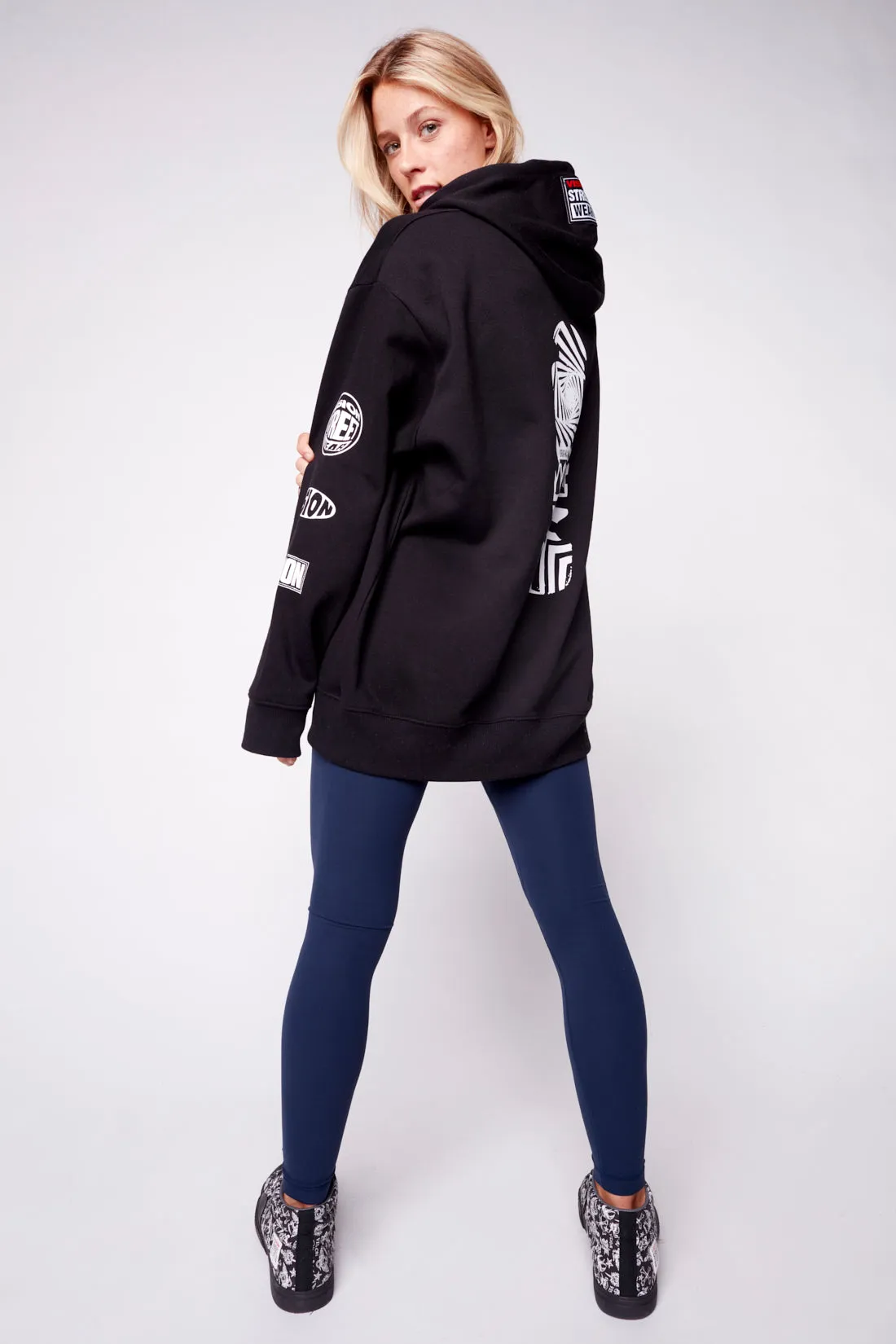 Team Logo Hoodie - Black