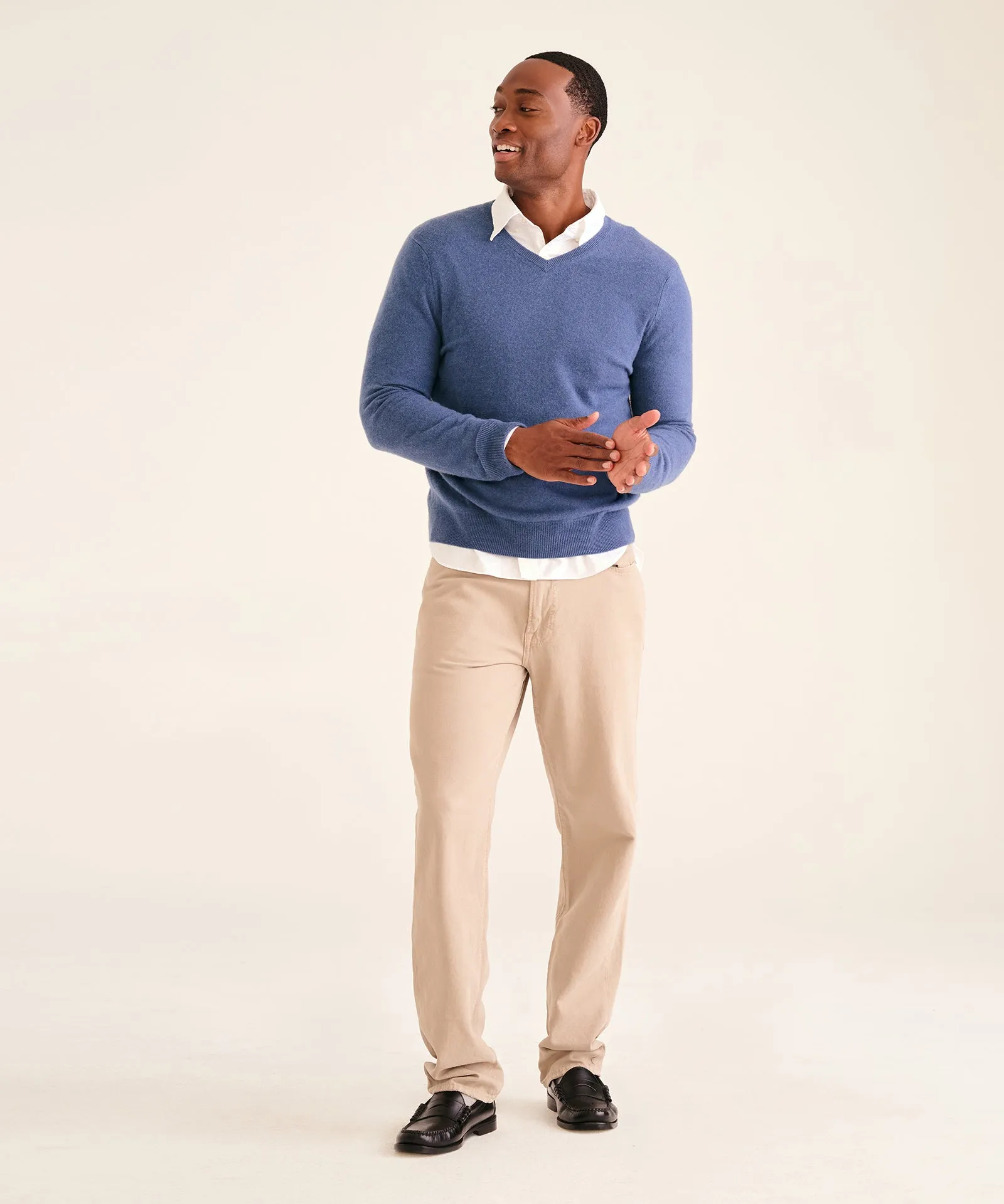 The Original Cashmere V-Neck Sweater Men's