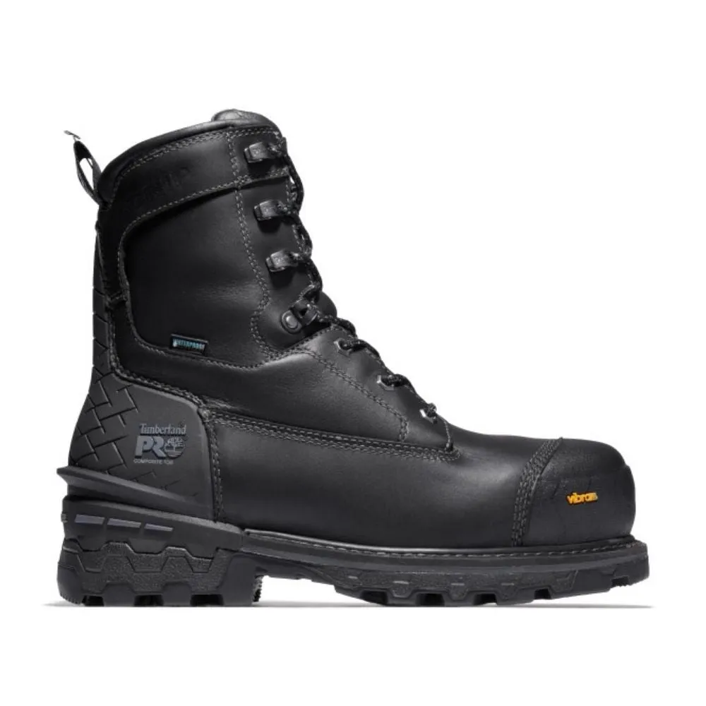 Sure! Heres an optimized title for the product:

Timberland PRO Mens 8 Boondock HD Waterproof Composite Toe Safety Boots with Vibram Arctic Grip - Black