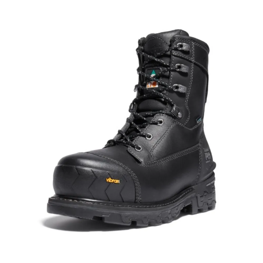 Sure! Heres an optimized title for the product:

Timberland PRO Mens 8 Boondock HD Waterproof Composite Toe Safety Boots with Vibram Arctic Grip - Black