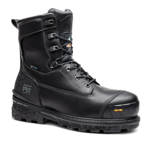 Sure! Heres an optimized title for the product:

Timberland PRO Mens 8 Boondock HD Waterproof Composite Toe Safety Boots with Vibram Arctic Grip - Black