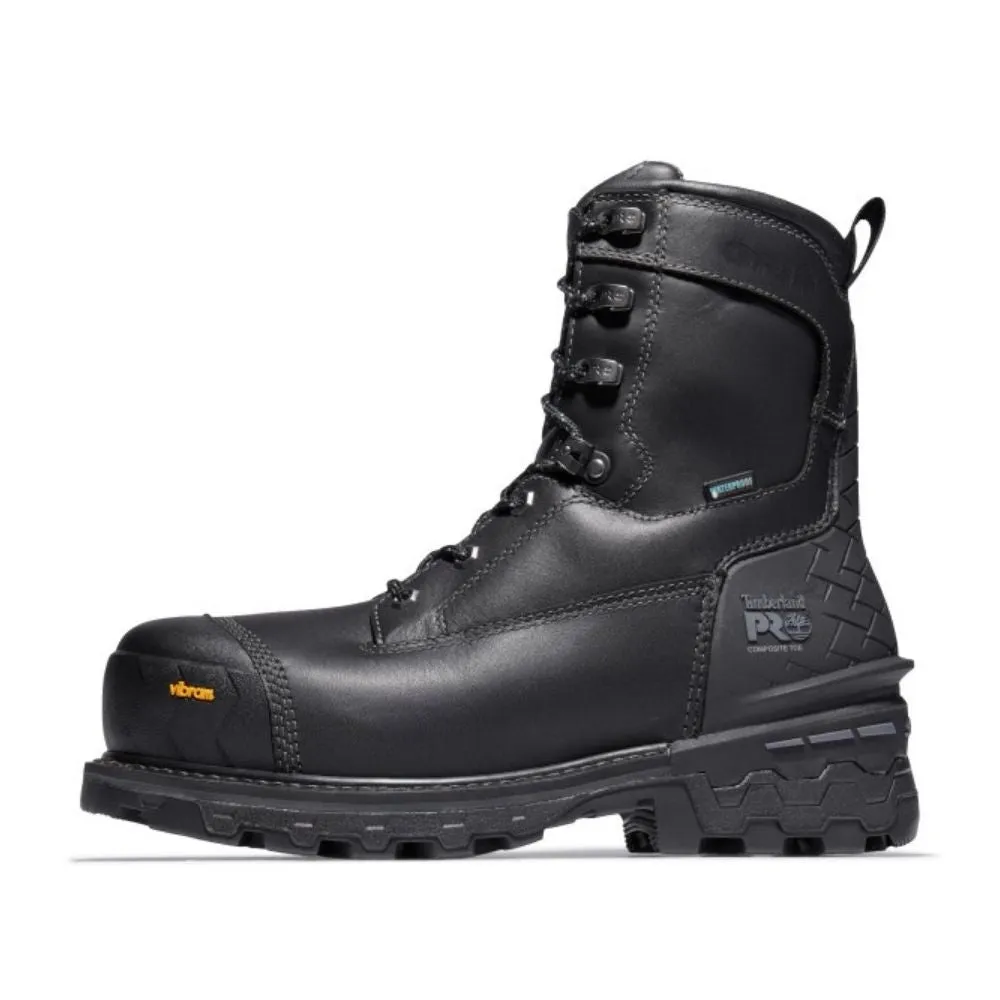 Sure! Heres an optimized title for the product:

Timberland PRO Mens 8 Boondock HD Waterproof Composite Toe Safety Boots with Vibram Arctic Grip - Black