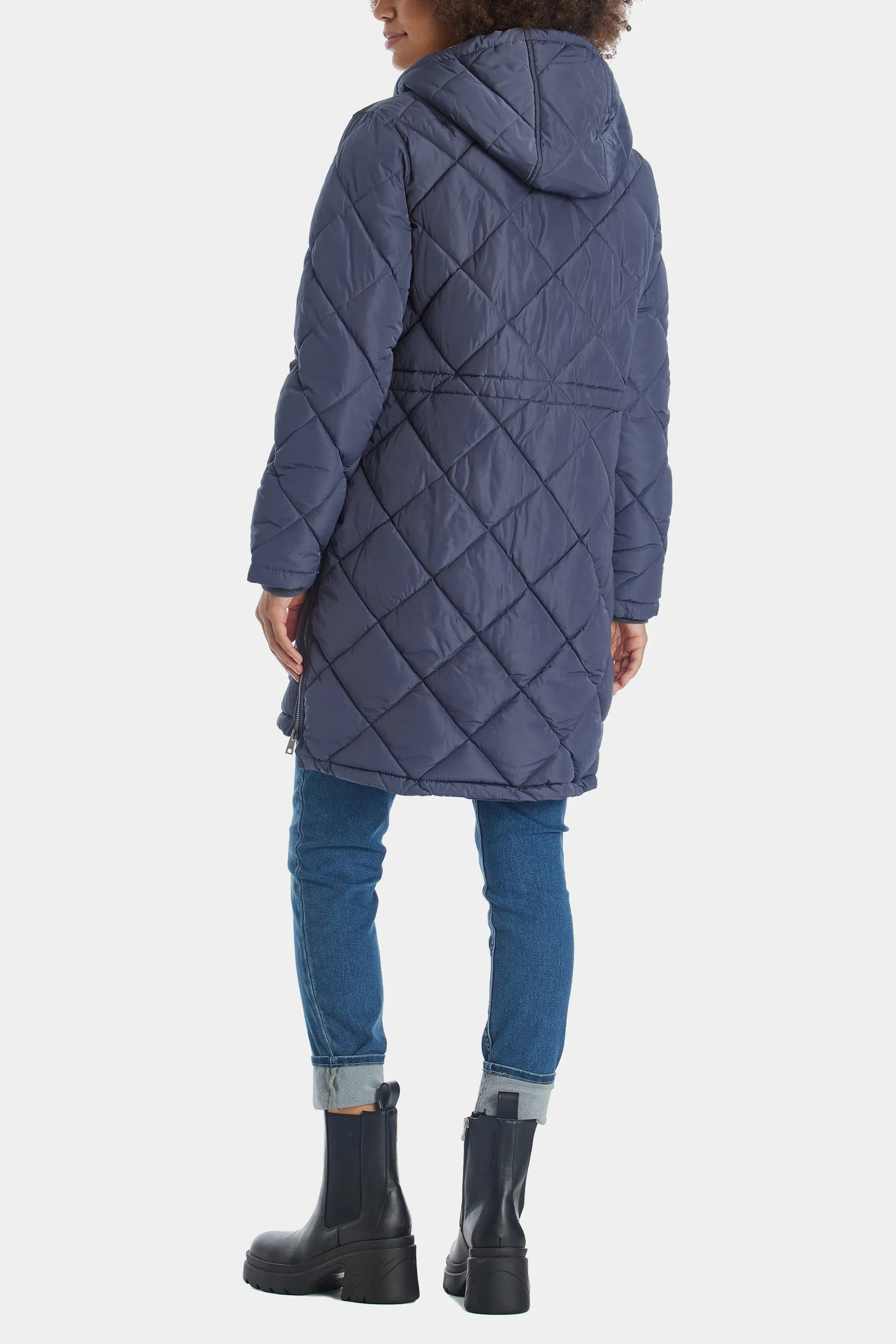 Sherpa Lined Quilted Parka