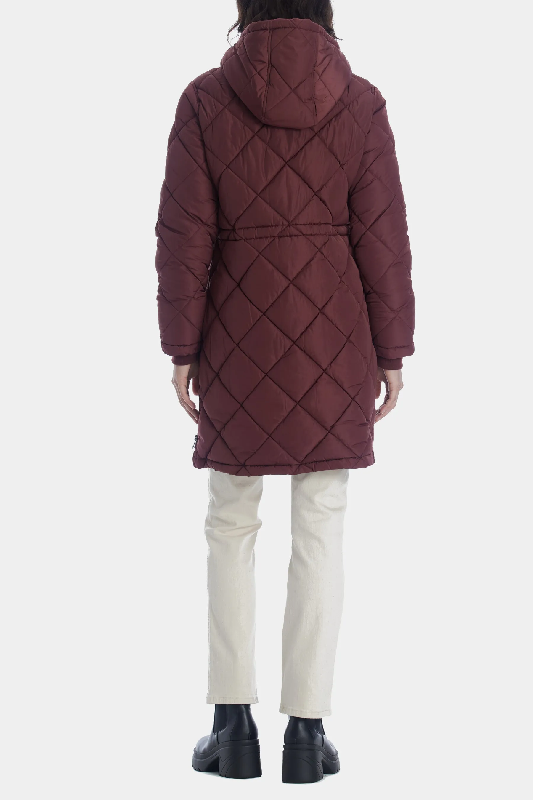 Sherpa Lined Quilted Parka