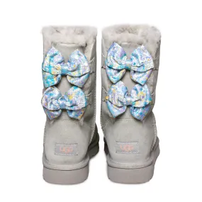 UGG Bailey Bow Abstract Splatter Seal Boots - Women's