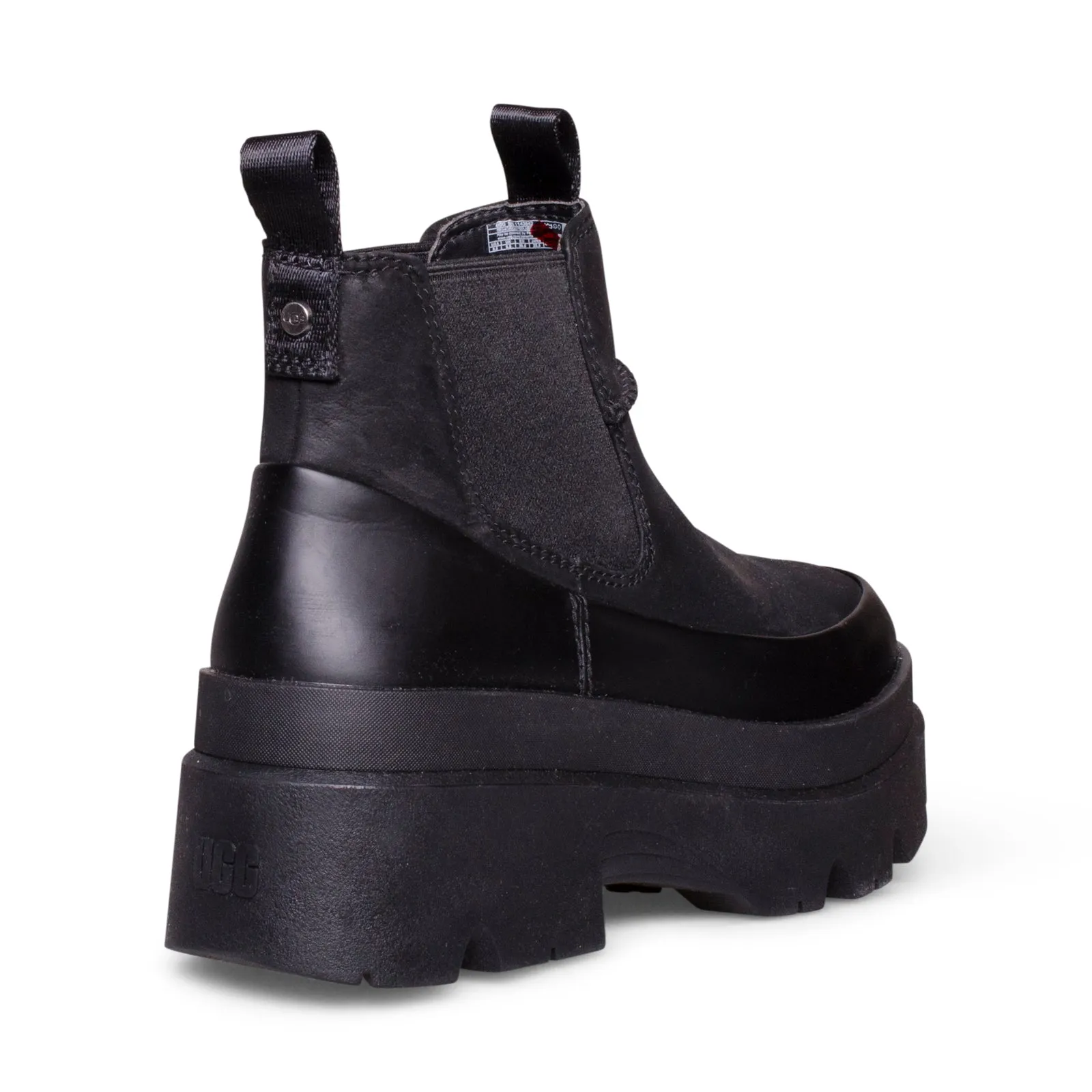 UGG Brisbane Chelsea Black Boots - Women's